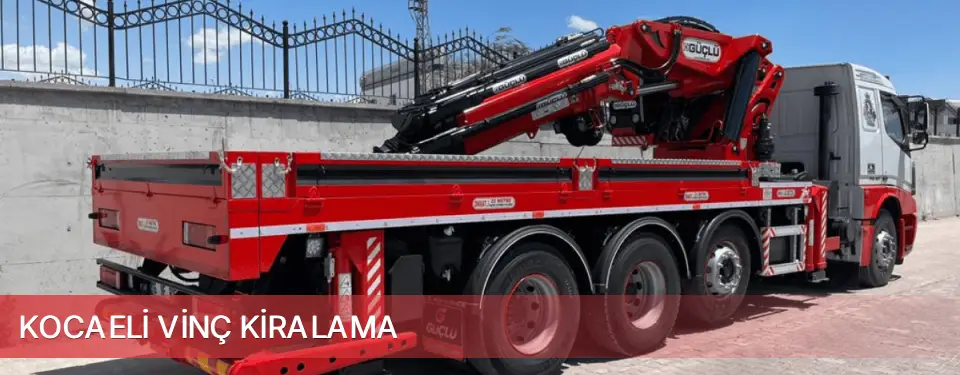 Kocaeli İli Vinç Kiralama